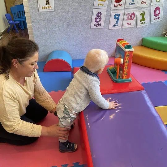 Kaleidoscope Therapy Services - Physiotherapist and child